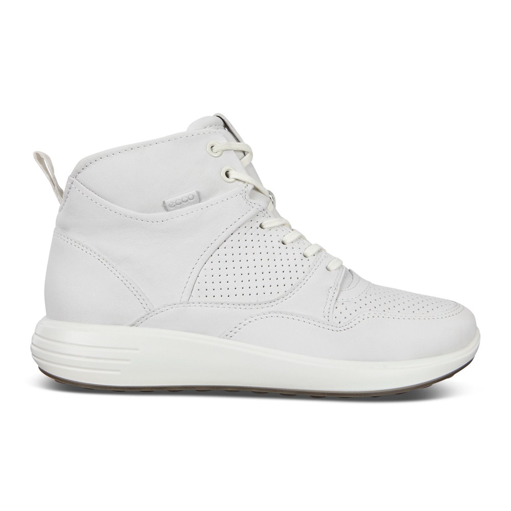 Womens Sneakers - ECCO Soft 7 Runner Boots - White - 2809SRVKI